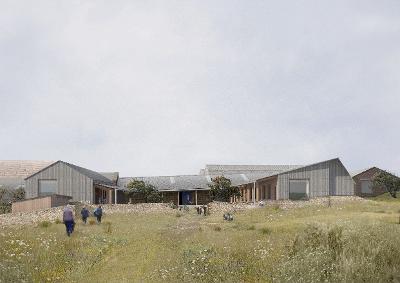 Black Robin Farm Education Courtyard - credit Feilden Fowles Black Robin Farm Education Courtyard - credit Feilden Fowles