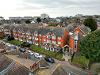 Aerial view of Riverbourne House 