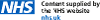 NHS content logo