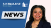 Photo of Cllr Williams with Eastbourne News Branding