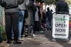 Eastbourne Foodbank queue