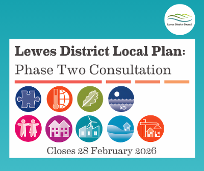 Lewes Local Plan Stage 2 consultation graphic
