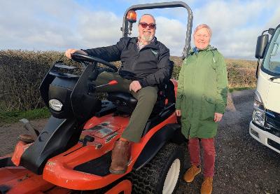Image of Cllr Emily O'Brien and Nick Brooks