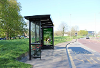 New bus shelter